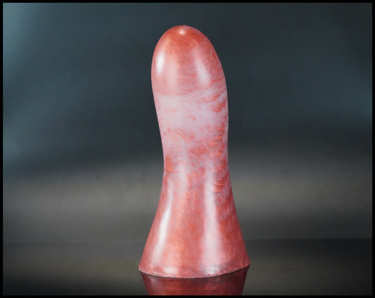 Anemone Variant 2 - Medium Red Nebula (Glow in the Dark) With Vac-U-Lock (Premade*)