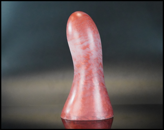 Anemone Variant 2 - Medium Red Nebula (Glow in the Dark) With Vac-U-Lock (Premade*)