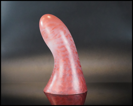 Anemone Variant 1 - Medium Red Nebula (Glow in the Dark) With Vac-U-Lock (Premade*)