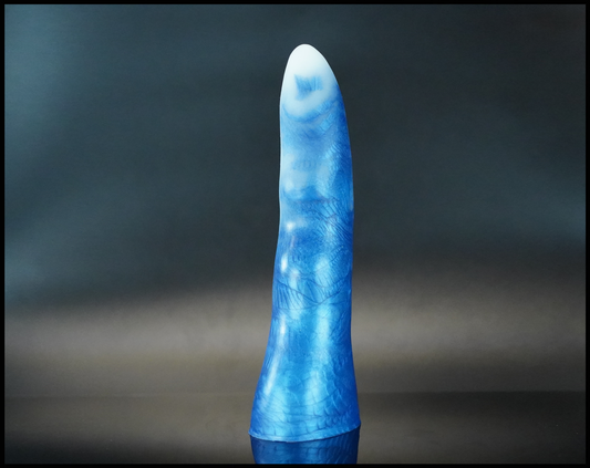 Wave Variant 2 - Soft Blue Nebula (Glow in the Dark) With Vac-U-Lock (Premade*)