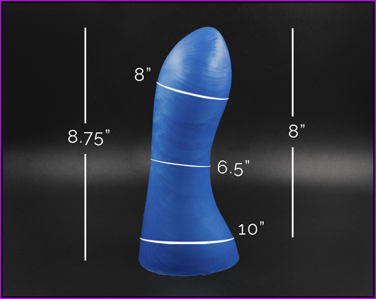Anemone Variant 3 Titan Platinum Cure Silicone Dildo