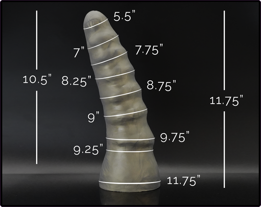 Exo V4 Titan Platinum Cure Silicone Ribbed Dildo