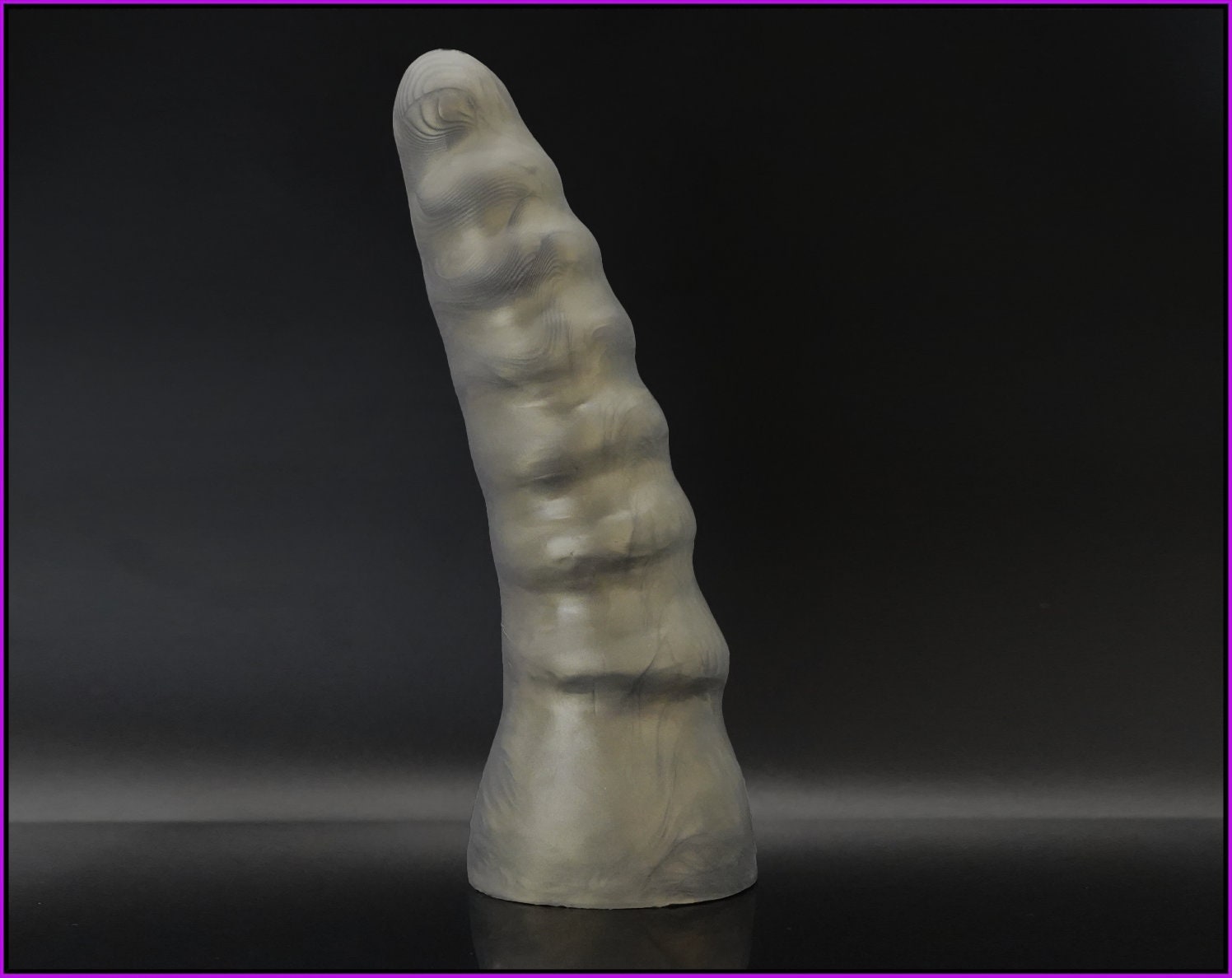 Exo V4 Titan Platinum Cure Silicone Advanced Ribbed Dildo Eros Foundry Exo V4 Titan Platinum Cure Silicone Advanced Ribbed Dildo Eros Foundry