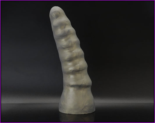 Exo V4 Titan Platinum Cure Silicone Advanced Ribbed Dildo