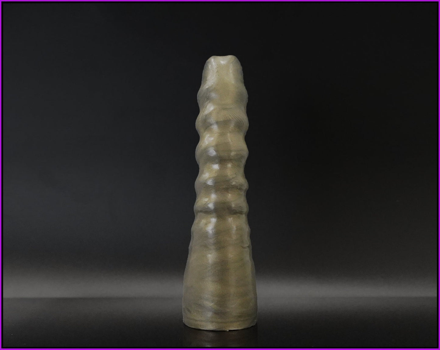 Exo V1 Platinum Cure Silicone Ribbed Dildo