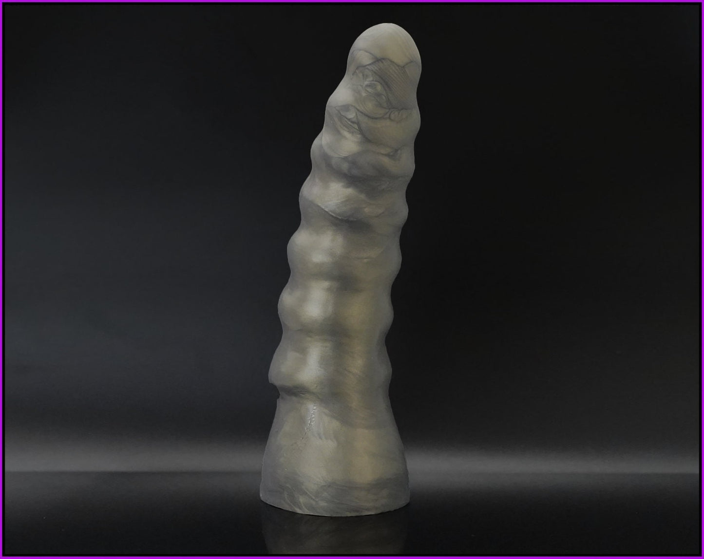 Exo V4 Titan Platinum Cure Silicone Advanced Ribbed Dildo