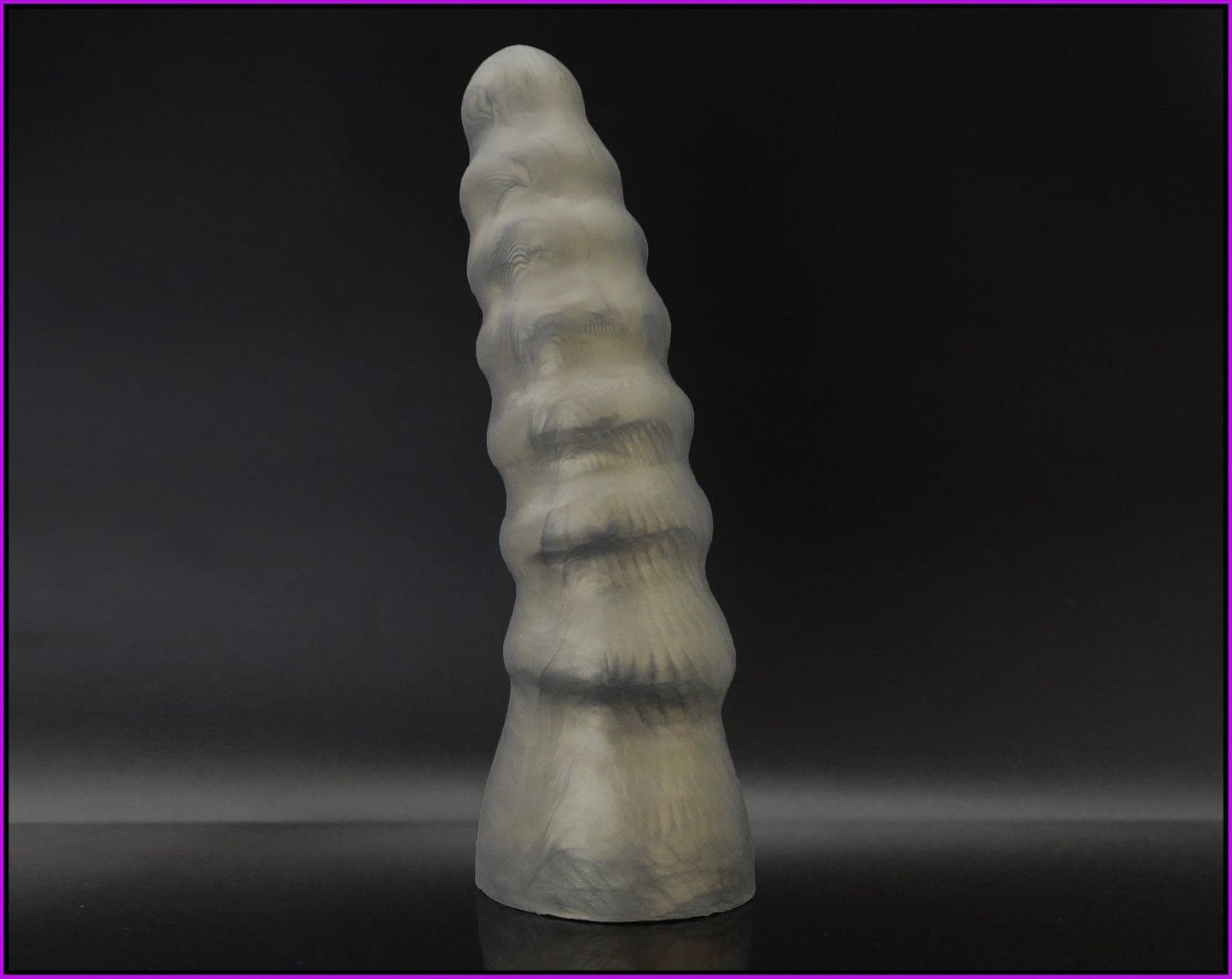 Exo V4 Titan Platinum Cure Silicone Advanced Ribbed Dildo
