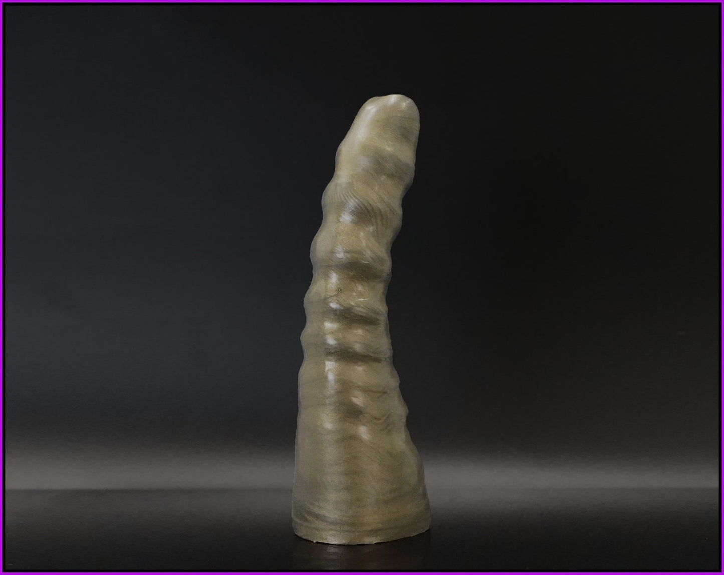 Exo V1 Platinum Cure Silicone Ribbed Dildo