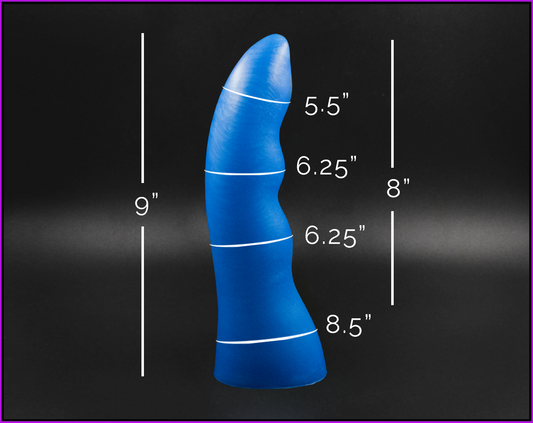 Wave Variant 2 Intermediate Platinum Cure Silicone Dildo