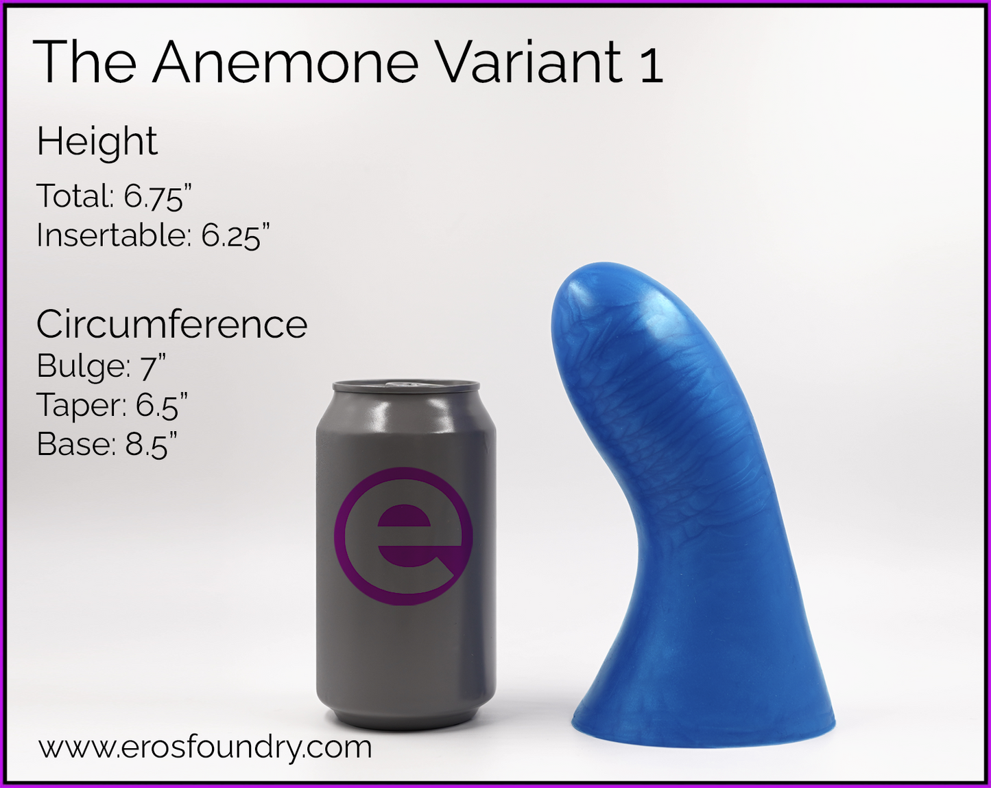 Anemone Variant 1 Platinum Cure Silicone Dildo