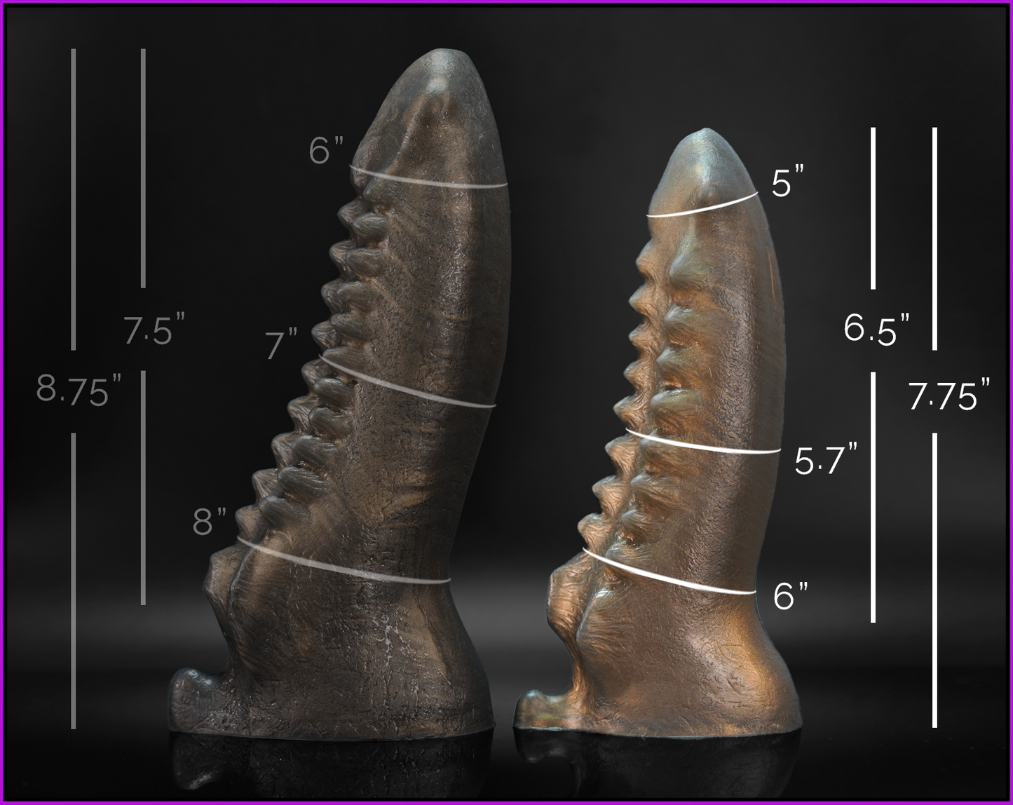 Ridgeback Kaiju Variant 1 Advanced Platinum Cure Silicone Dildo