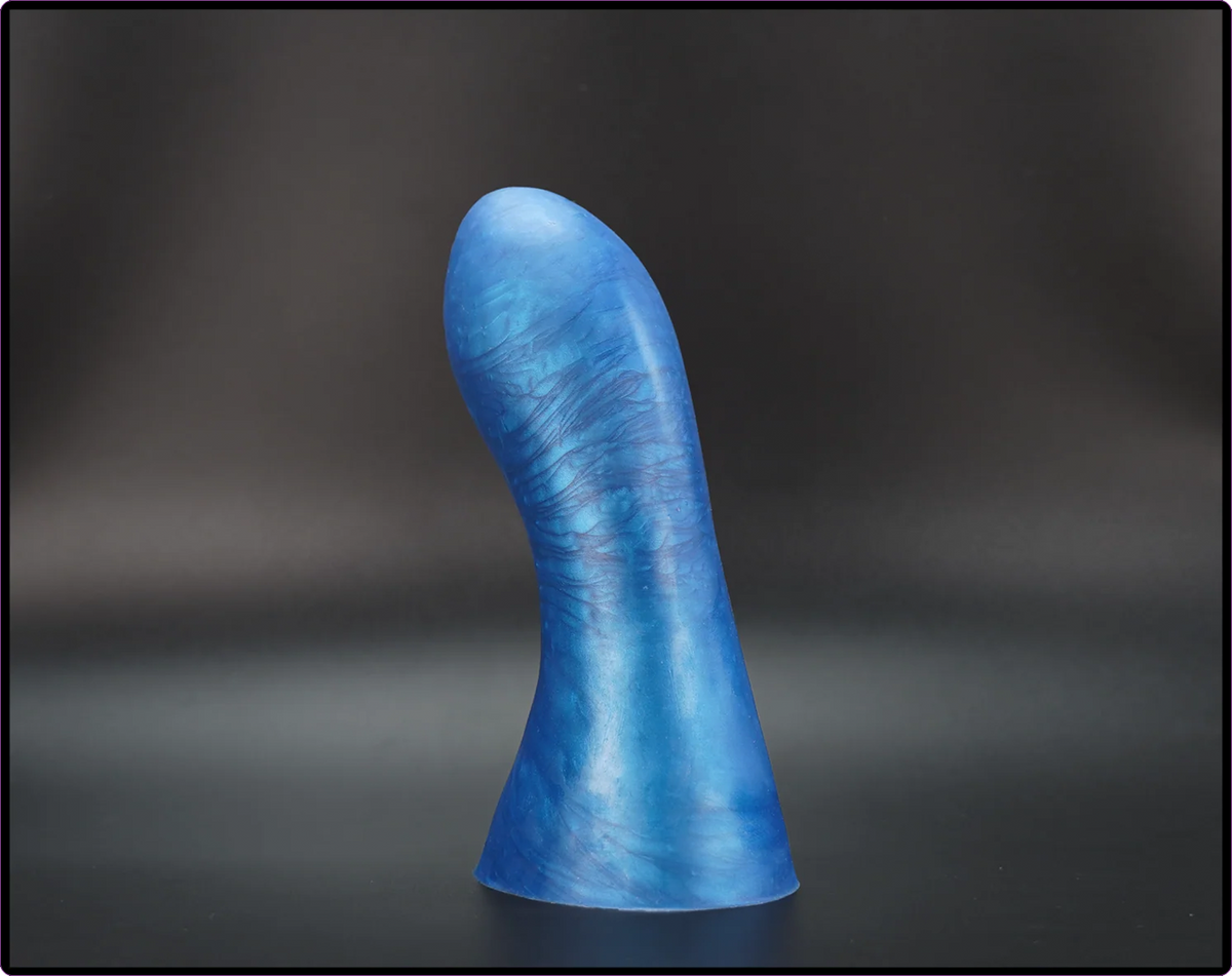 Anemone Variant 3 Titan Platinum Cure Silicone Dildo