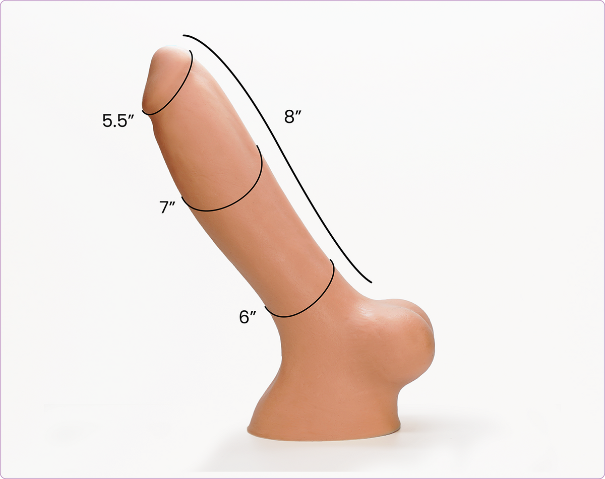 Dominus Maximus Platinum Cure Silicone Dildo