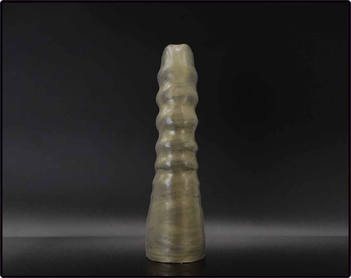 Exo V1 Platinum Cure Silicone Ribbed Dildo