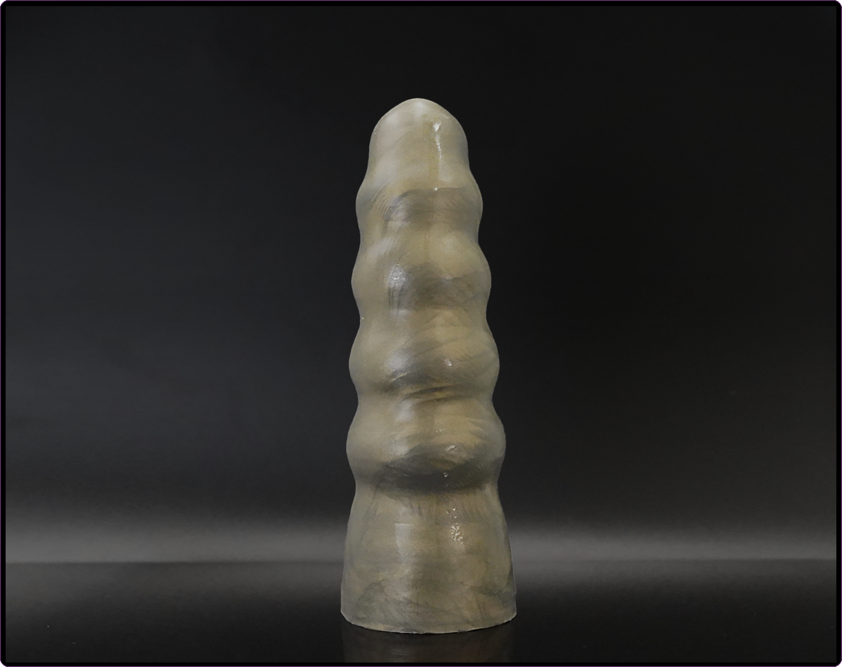 Exo V3 Platinum Cure Silicone Ribbed Dildo