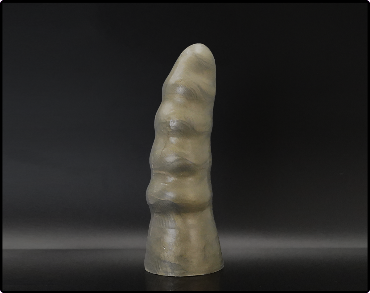 Exo V3 Platinum Cure Silicone Ribbed Dildo