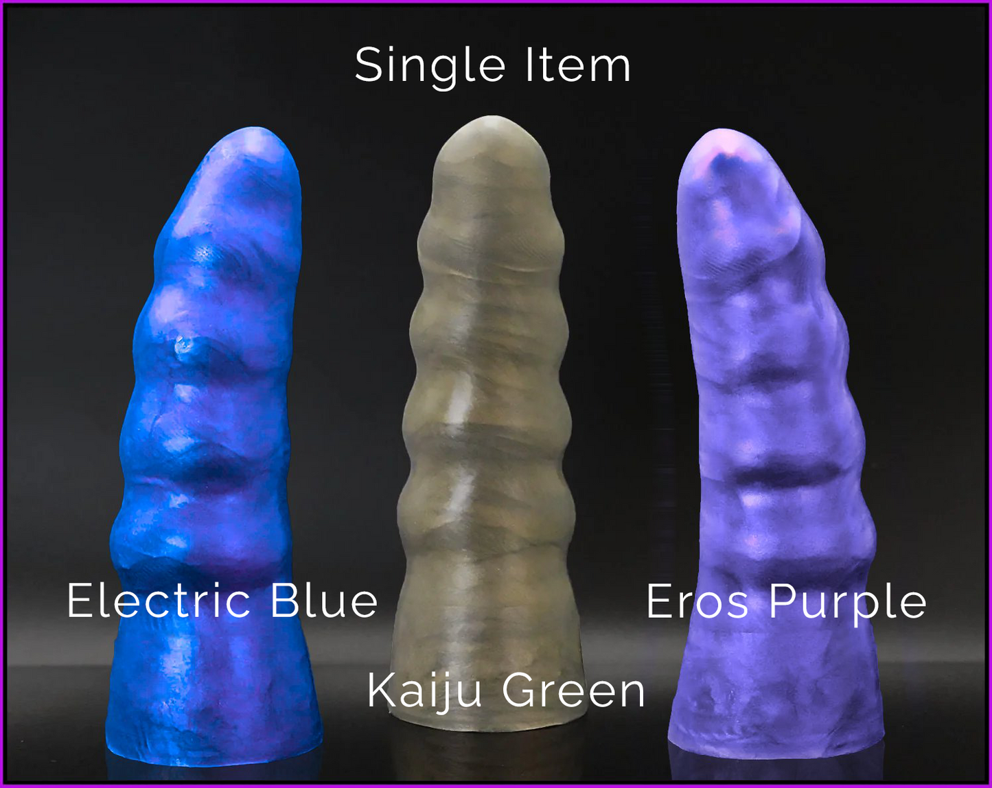 Exo V3 Platinum Cure Silicone Intermediate Ribbed Dildo