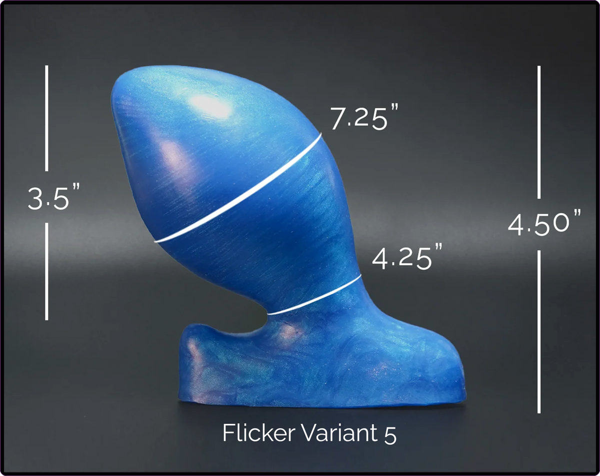 Complete Advanced Flicker Platinum Silicone Butt Plug Set (3 Items)