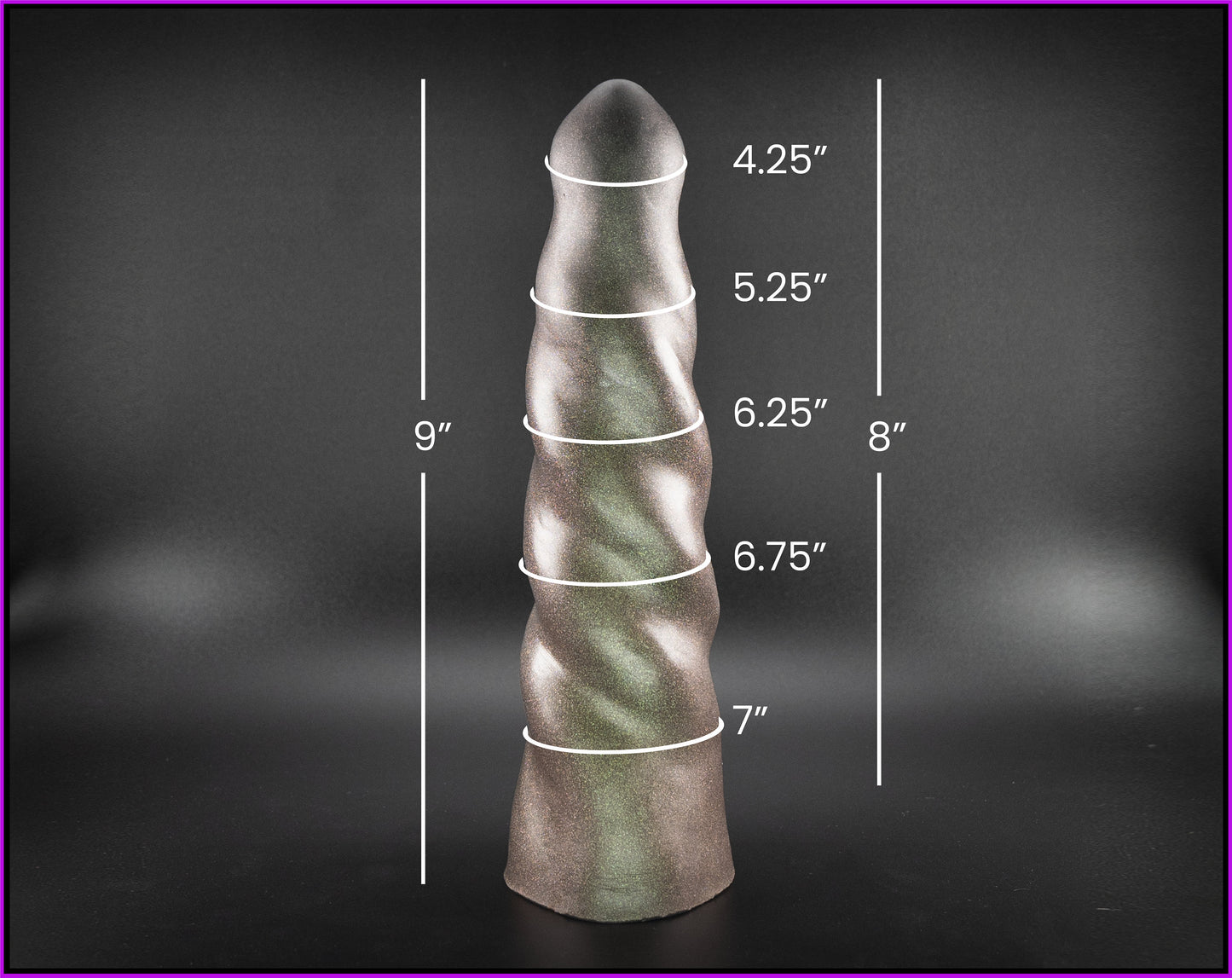 Slither Variant 1 Intermediate Platinum Cure Silicone Dildo