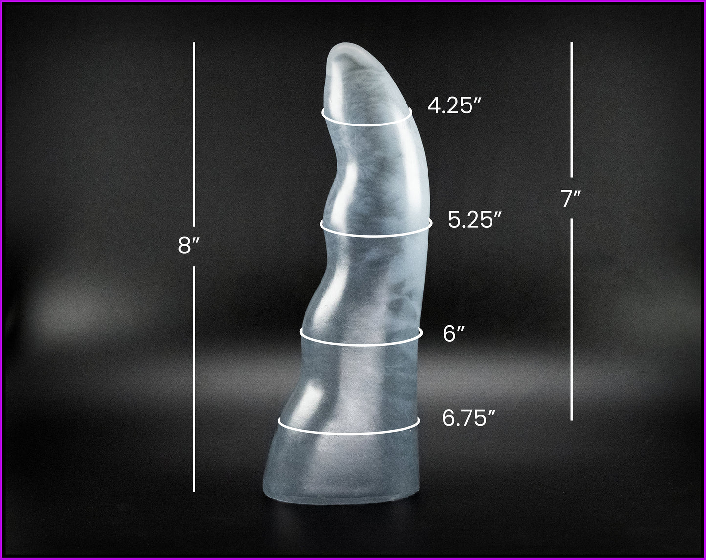 Wave Variant 1 Beginner Platinum Cure Silicone Dildo