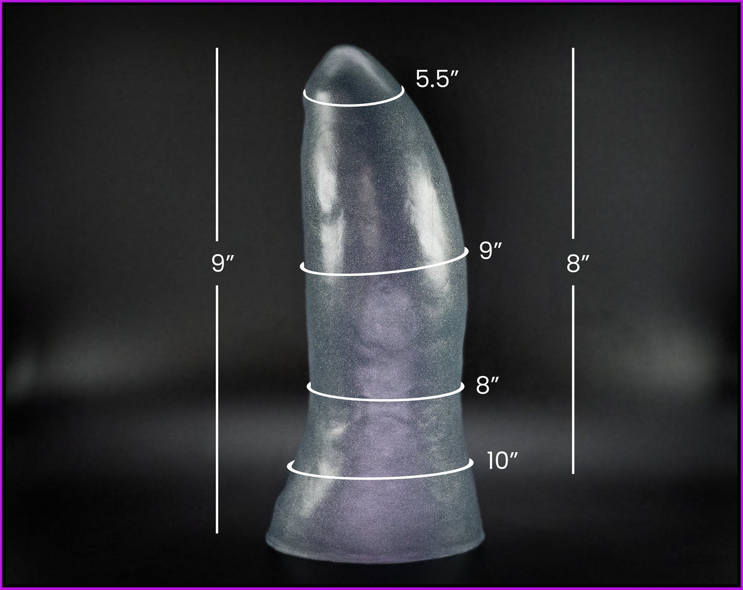 Proto Variant 1 Titan Platinum Cure Silicone Dildo - A Big and Thick Silicone Dildo