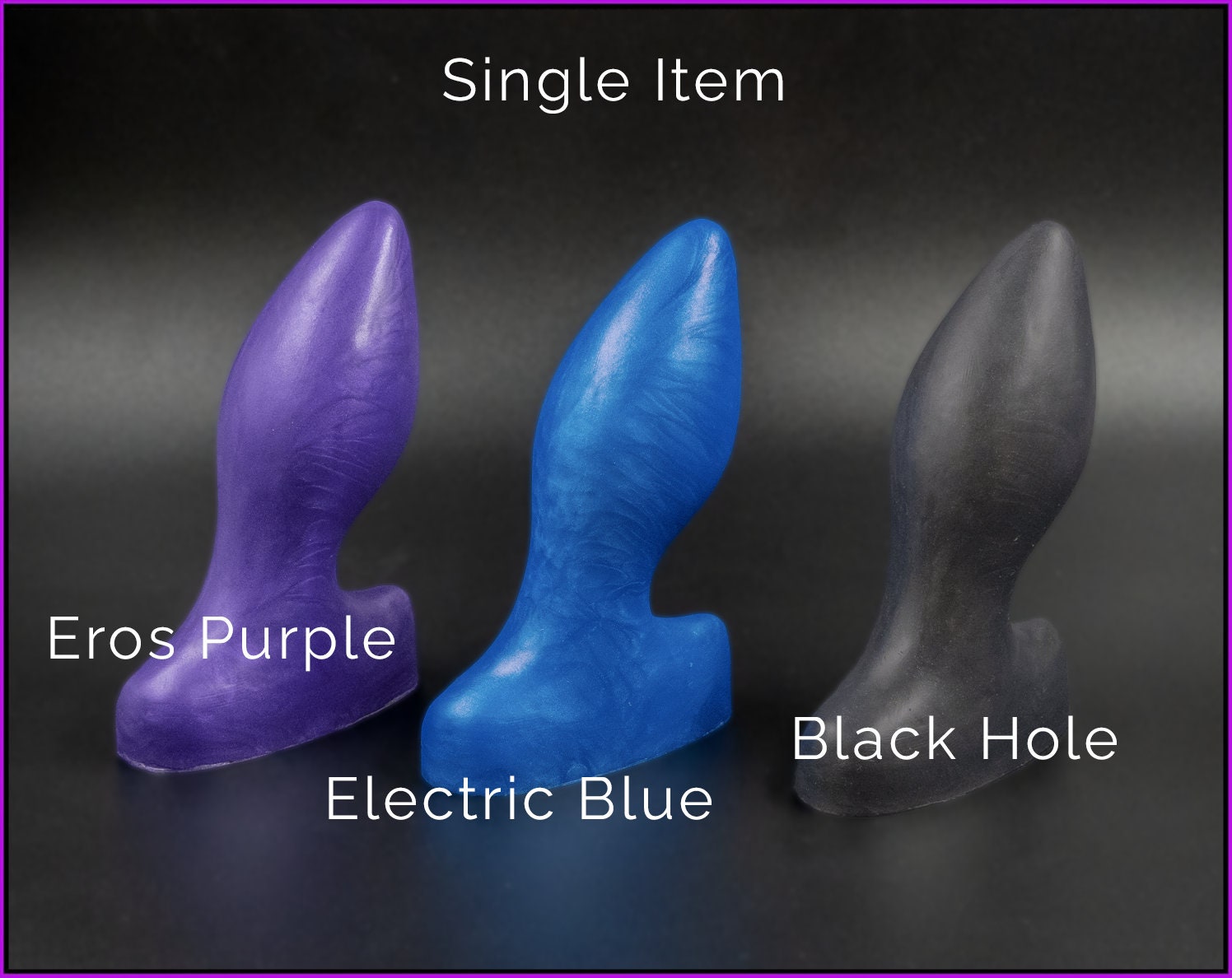 Flicker Variant 2 Beginner Platinum Cure Silicone Butt Plug