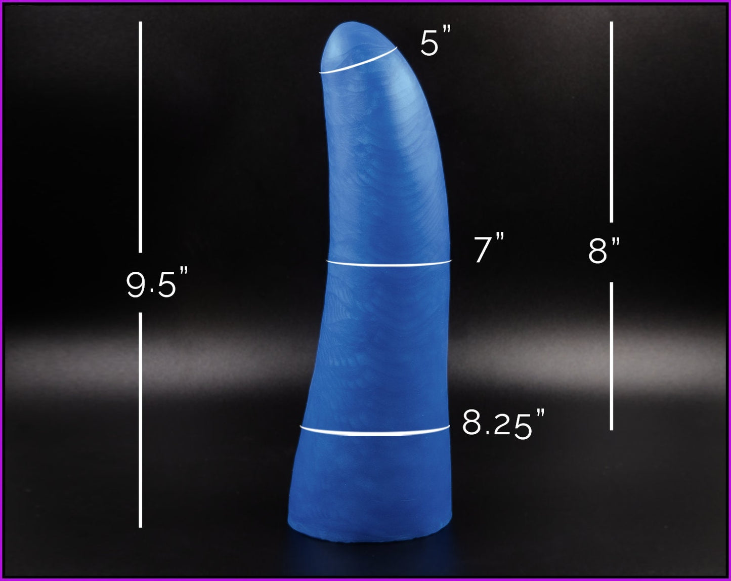 Mimic Variant 4 Titan Platinum Cure Silicone Dildo - A Big and Tall Silicone Dildo