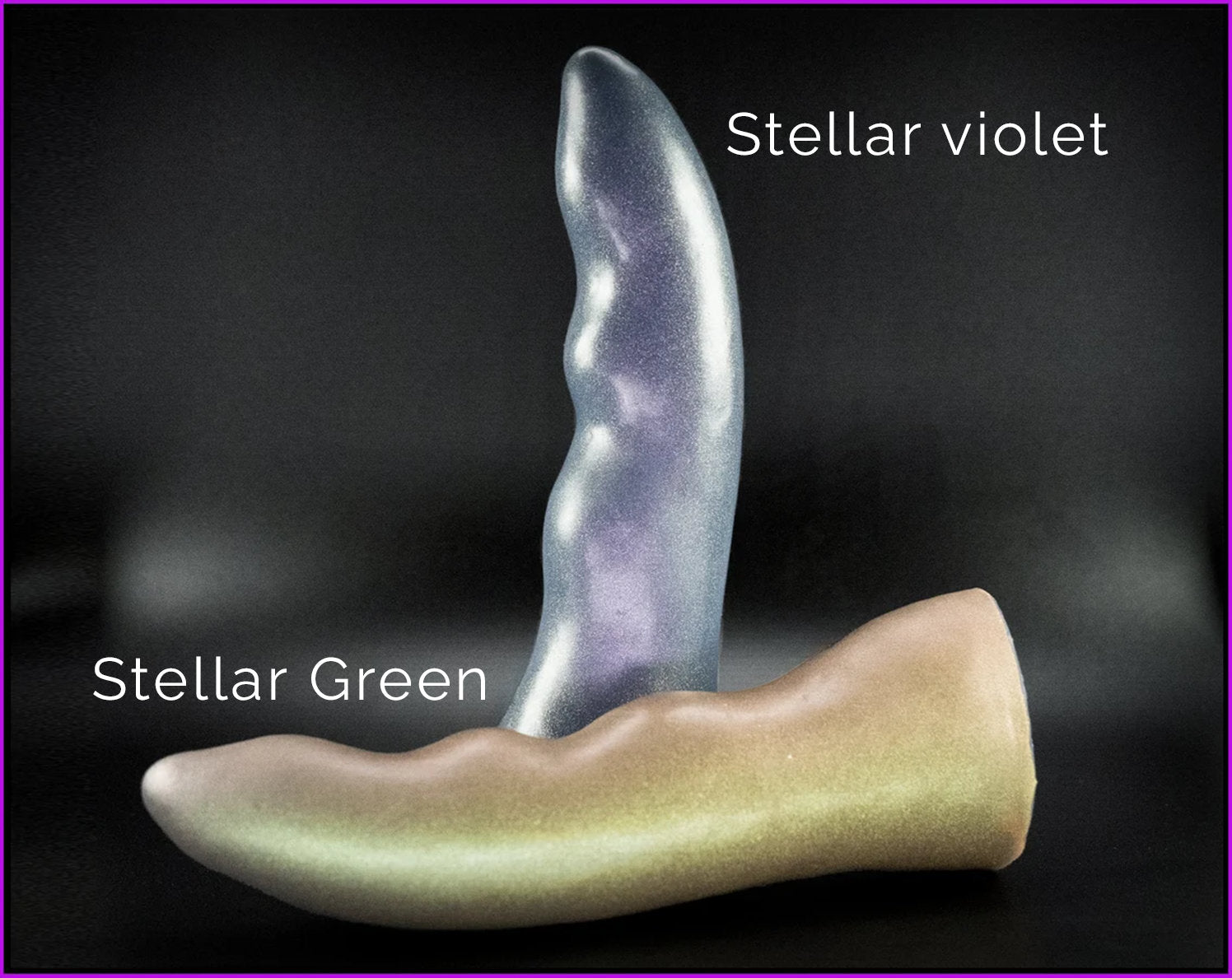 Wave Variant 2 Intermediate Platinum Cure Silicone Dildo