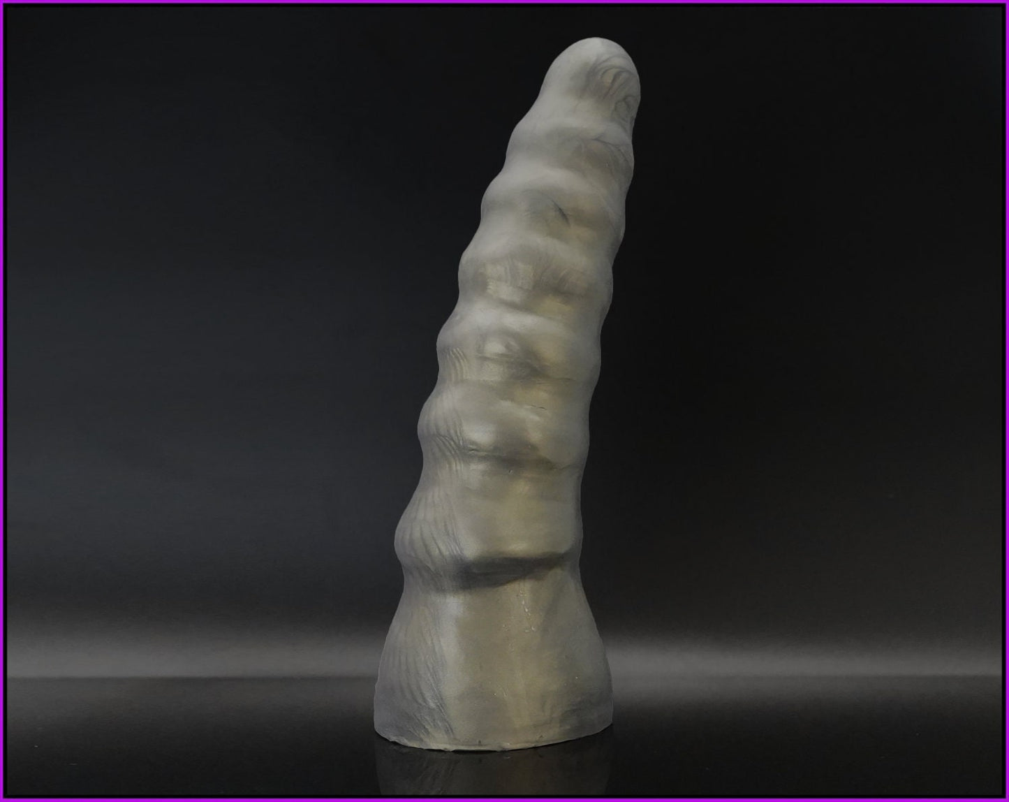 Exo V4 Titan Platinum Cure Silicone Advanced Ribbed Dildo