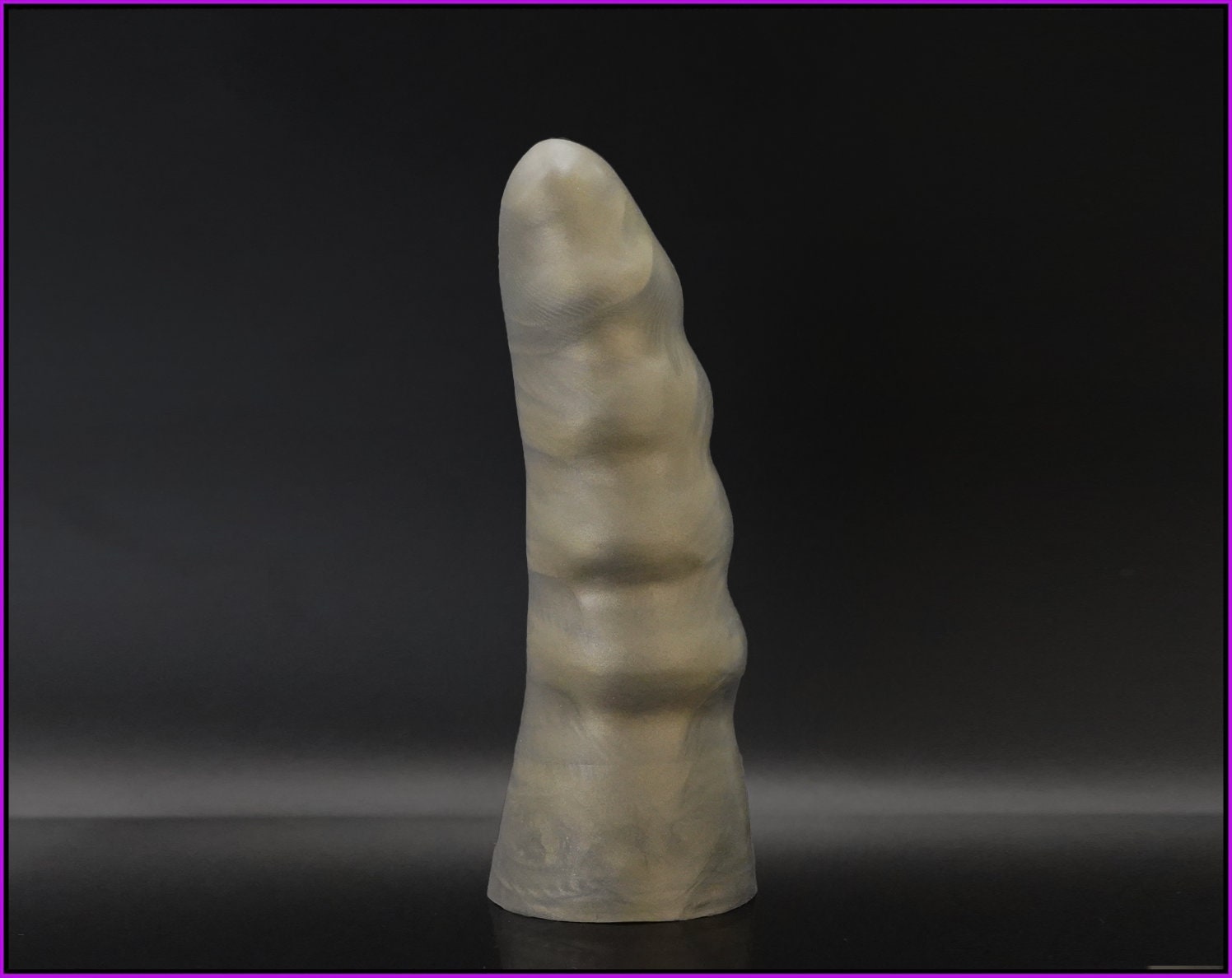 Exo V3 Platinum Cure Silicone Intermediate Ribbed Dildo