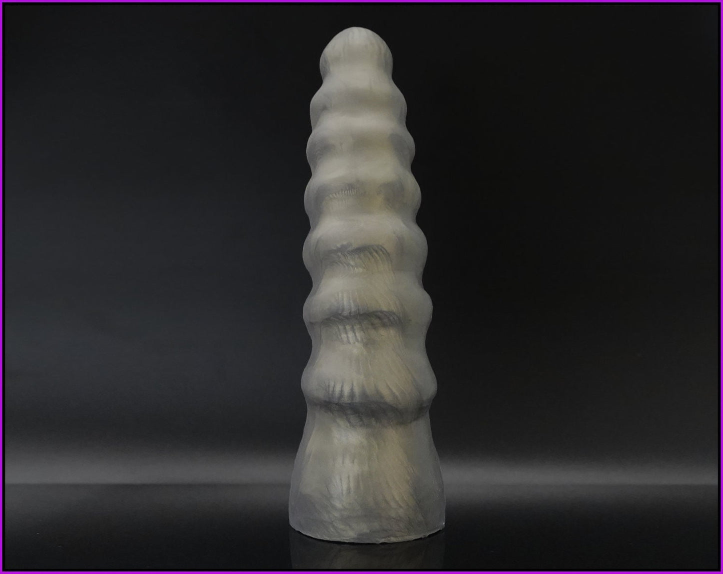 Exo V4 Titan Platinum Cure Silicone Advanced Ribbed Dildo