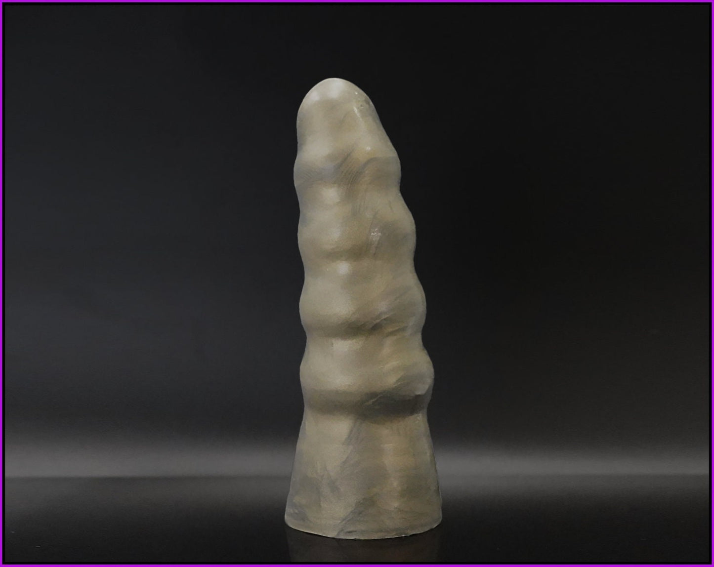 Exo V3 Platinum Cure Silicone Intermediate Ribbed Dildo