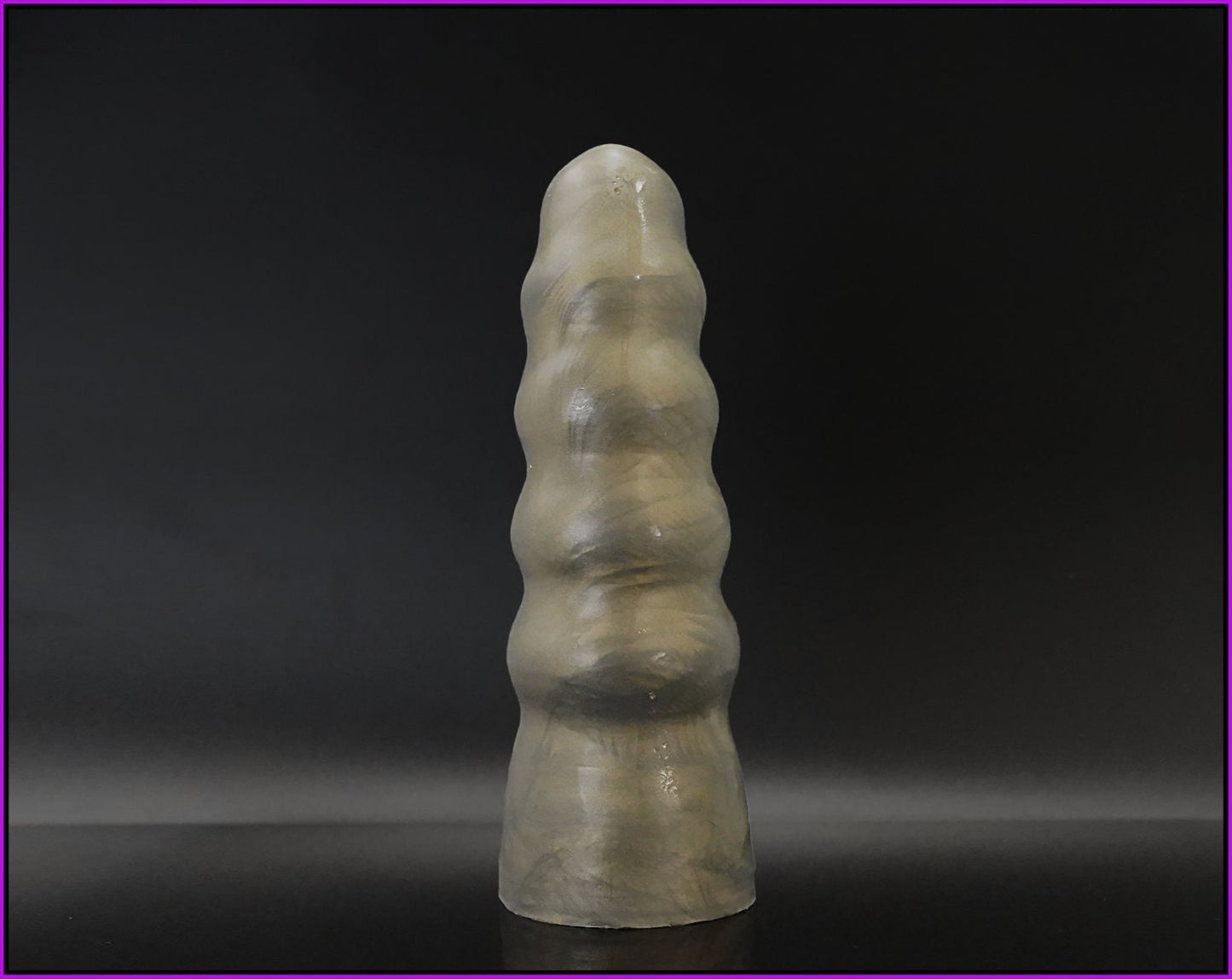 Exo V3 Platinum Cure Silicone Intermediate Ribbed Dildo