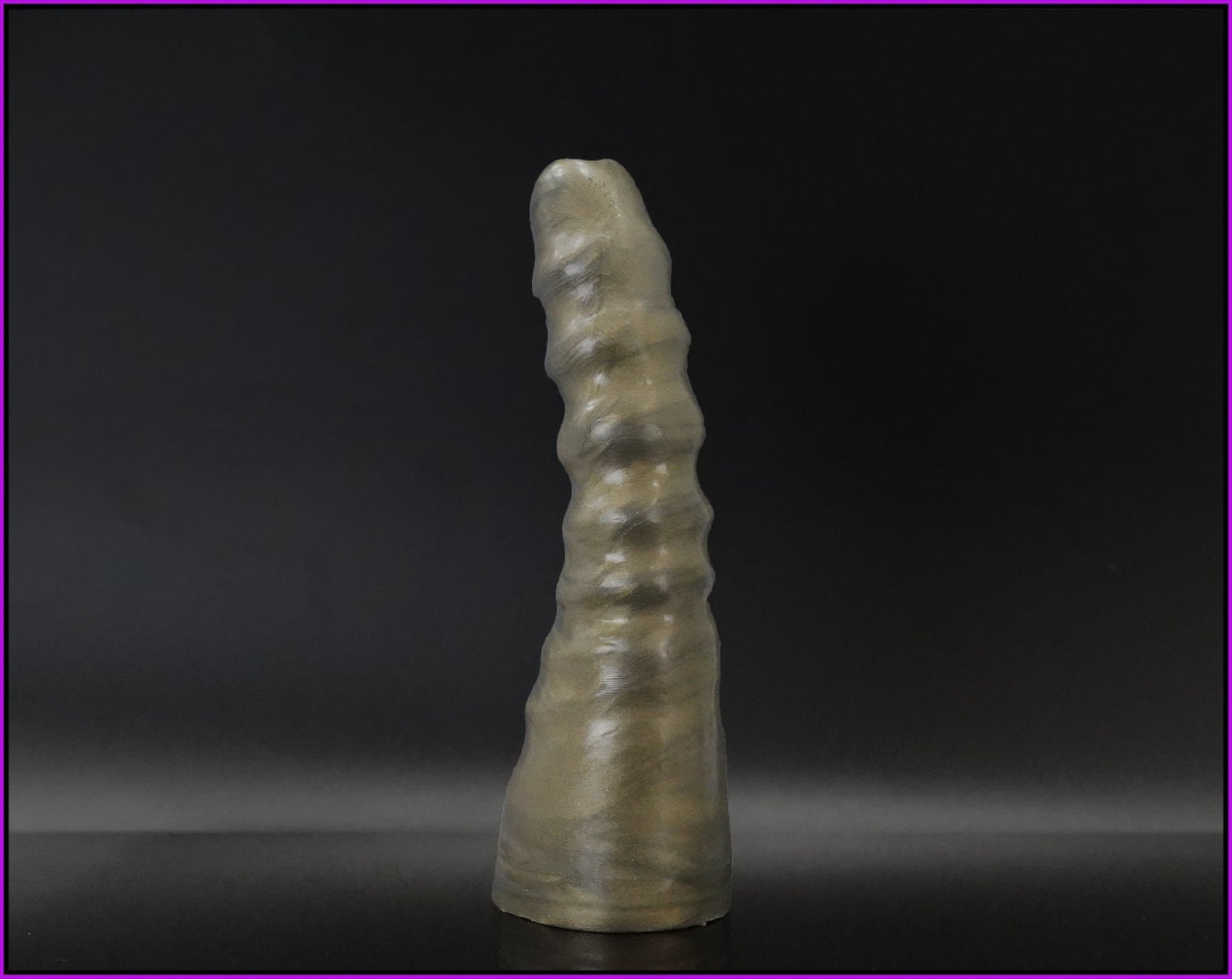 Exo V1 Platinum Cure Silicone Ribbed Dildo