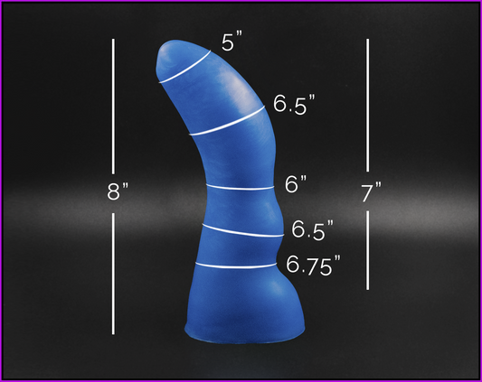 Incubus Variant 1 Intermediate Platinum Cure Silicone Dildo