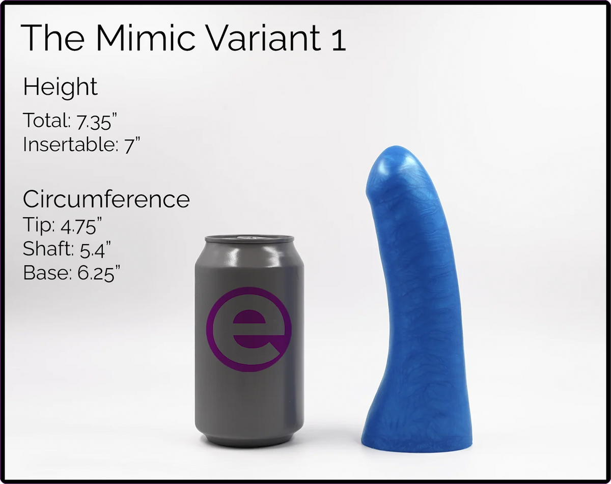 Mimic Variant 1 Beginner Platinum Cure Silicone Dildo