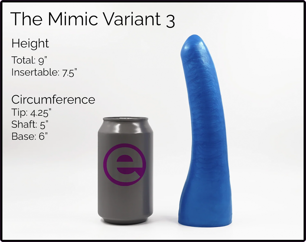 Mimic Variant 3 Beginner Platinum Cure Silicone Dildo