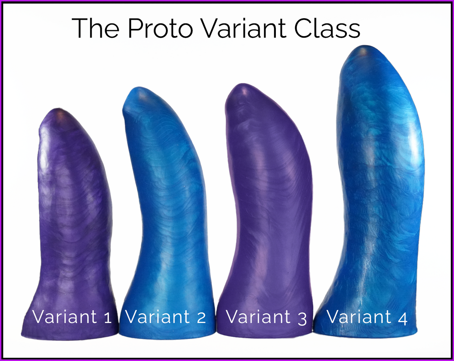 Proto Variant 2 Titan - The Large and Long Platinum Cure Silicone Dildo