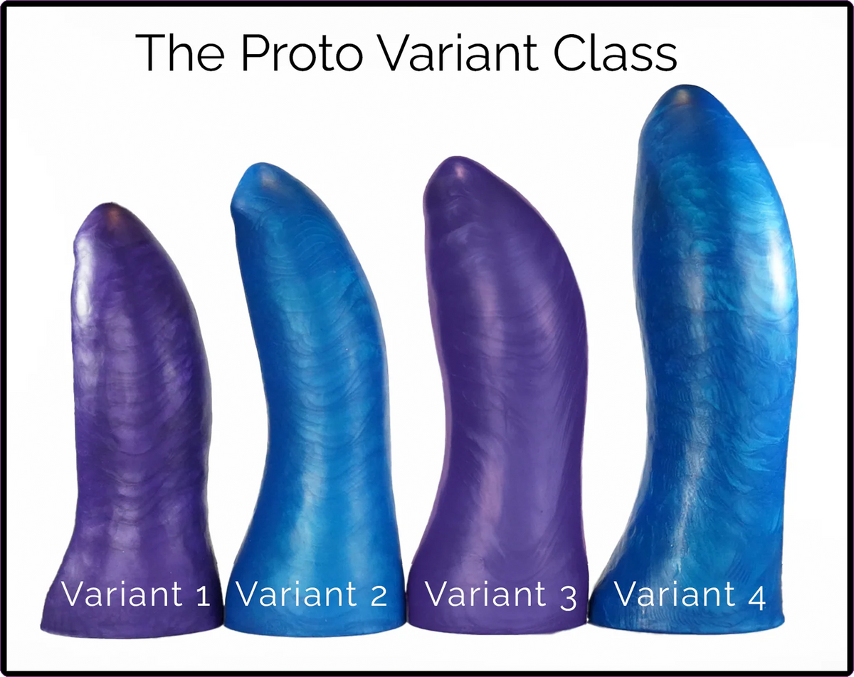 Proto Variant 1 Titan - The Premier Big Platinum Cure Silicone Dildo