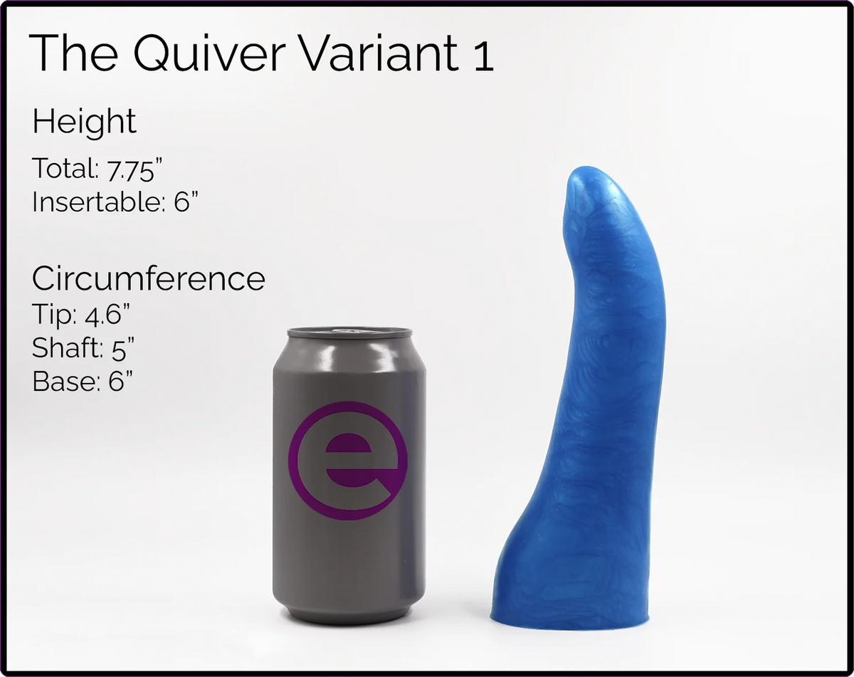 Quiver Variant 1 - The Beginner-Friendly Platinum Cure Silicone Dildo