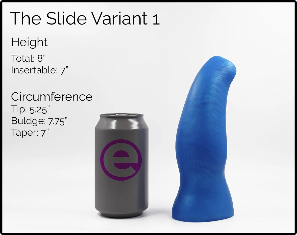 Slide Variant 1 Intermediate Platinum Cure Silicone Dildo