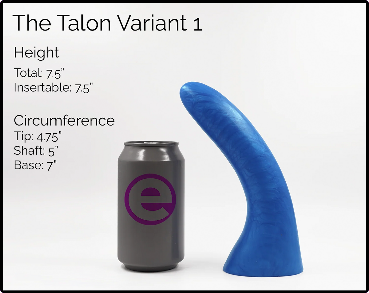 Talon Variant 1 Beginner Platinum Cure Silicone Dildo