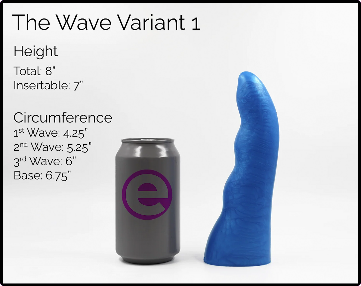 Wave Variant 1 Beginner Platinum Cure Silicone Dildo